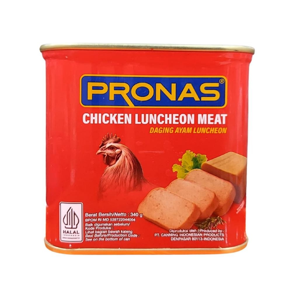 

Pronas Chicken Luncheon Meat 340gr Daging Ayam Blok Serbaguna nUg