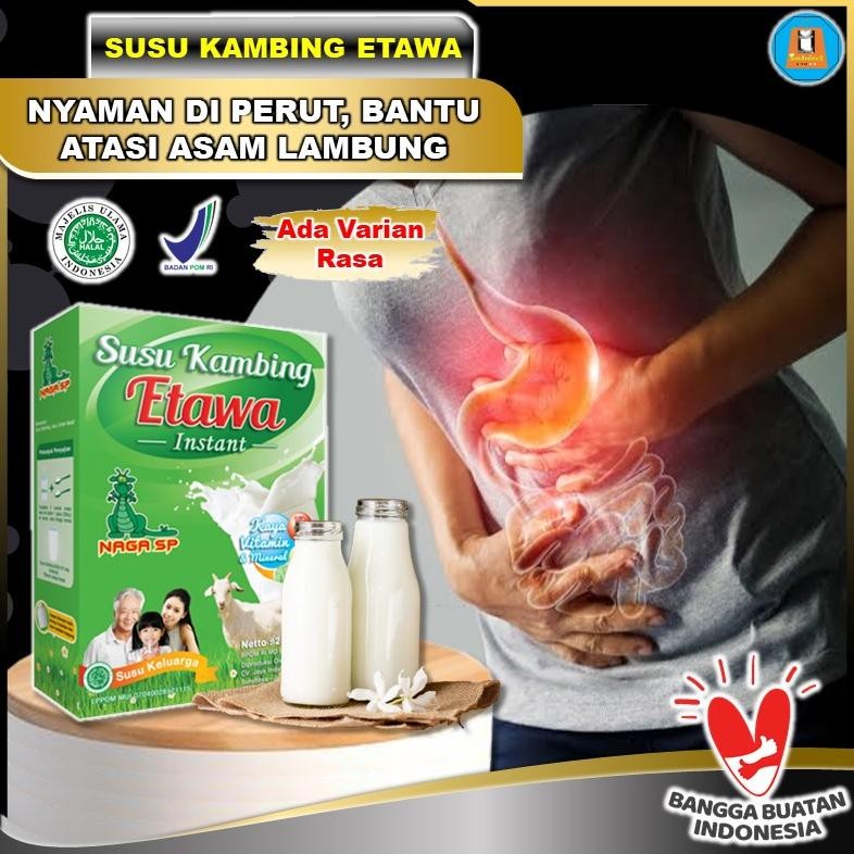 

Susu Kambing Etawa Bubuk Murni Naga SP 250gr Etawa Obat Kelebihan Asam Lambung Maag Magh Kronis nUg
