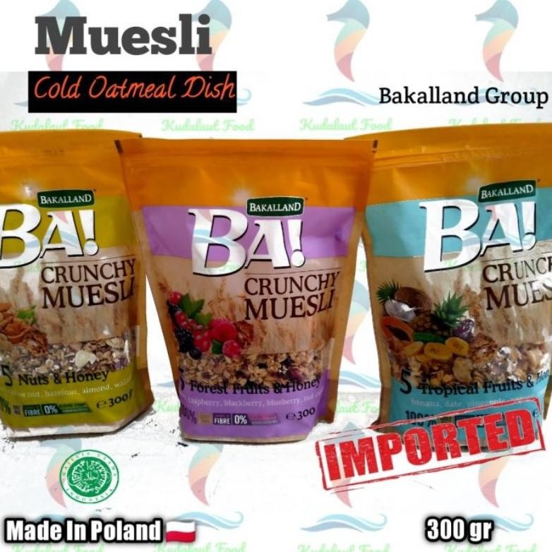 

Bakalland * Crunchy Muesli Oatmeal ; 300 gr AST nUg
