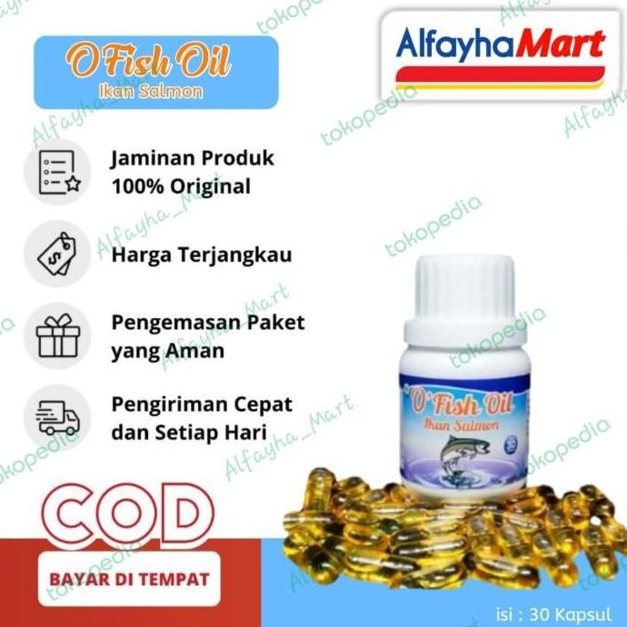 

Terlaris Minyak Ikan Salmon O Fish Oil 30 Kps Ofish Oil O'Fish Oil Vitamin Anak