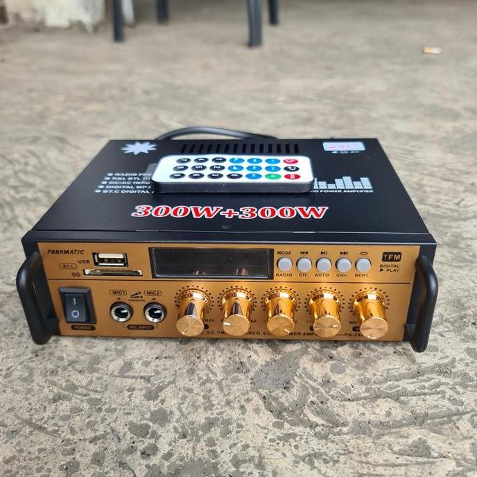 Amplifier Ampli Audio 12V Dc 12 V Volt Mobil Motor Aki Accu Dms 570 New Stok