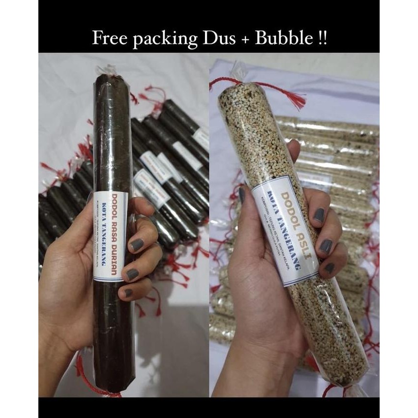

Terlaris Dodol Panjang Imlek Original Durian Wijen - Asli Tangerang Isi 4 Pcs