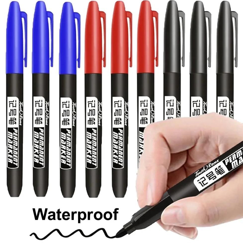 

1/6/9/20Pcs Permanent Marker Pen Manga Drawing Markers Black Blue Red Waterproof Ink Sketch Pens Stationery Art School Supplies