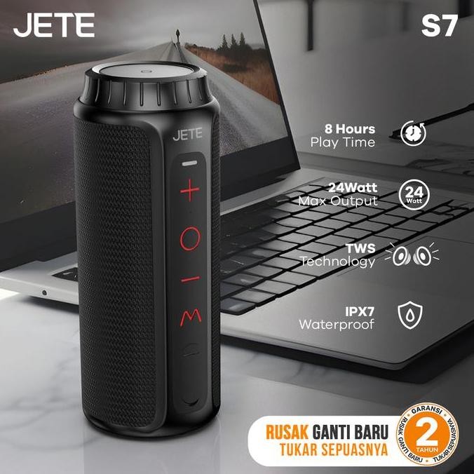 Speaker Bluetooth Portable Jete S7 - Th New Stok