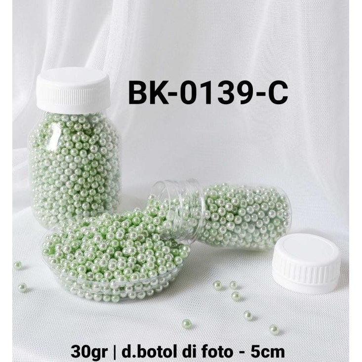 

Ready stock] BK-0139-C Sprinkles sprinkle sprinkel 30 gram mutiara hijau