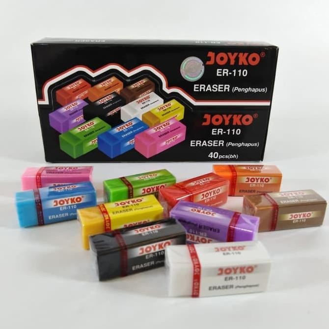 

RB [PACK] Penghapus Kecil / Eraser Warna-Warni - Joyko ER-110 MURAH