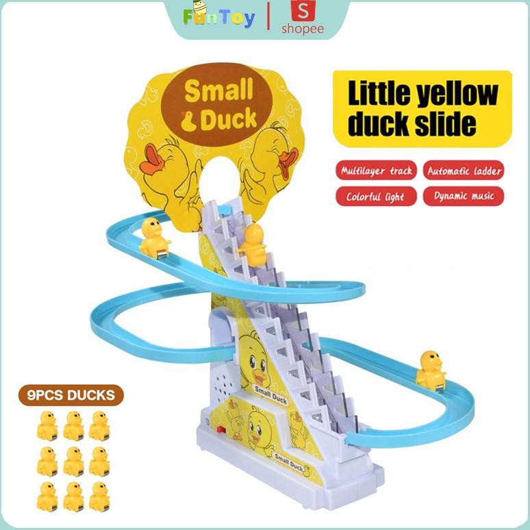 Mini Perosotan Bebek Kuning Kecil Mainan Anak