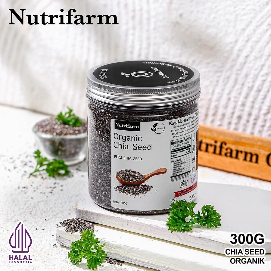 

NEW PRODUCT NUTRIFARM CHIA SEED 300G NATURES TOUCH.