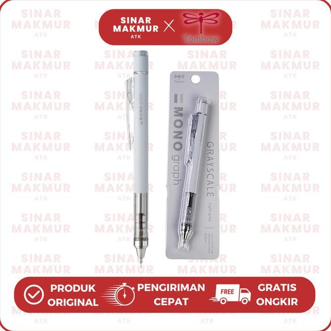 

RB Pensil Mekanik/Mechanical Pencil/Shaker Pencil Mono Graph Grayscale 0.5mm DPA-146 Mono Tombow (Pcs)