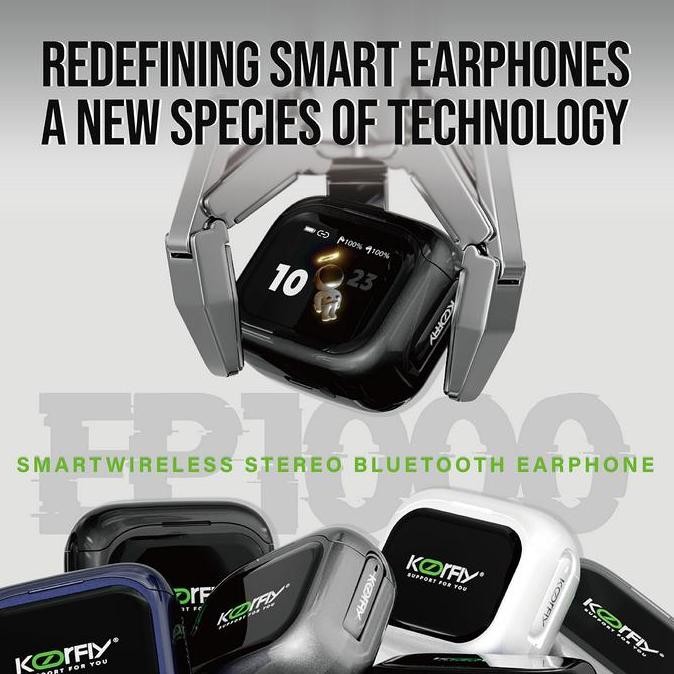 Koorfly True Wireless Bluetooth Earphones True Wireless Noise Cancelling Earphones With Multi Functi