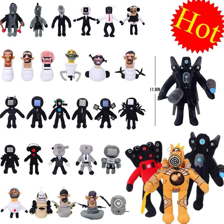 ''Terlaris" Mainan Boneka Skibidi Toilet Kamera Skibidi Toilet Plush Ornament Set Boneka Skibidi Toi