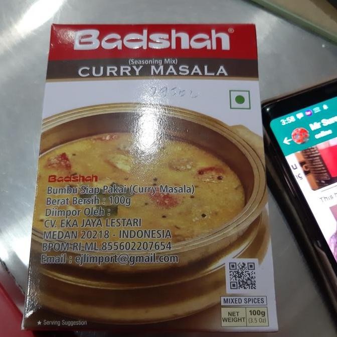 

Ready oke] badshah curry masala 100 gm