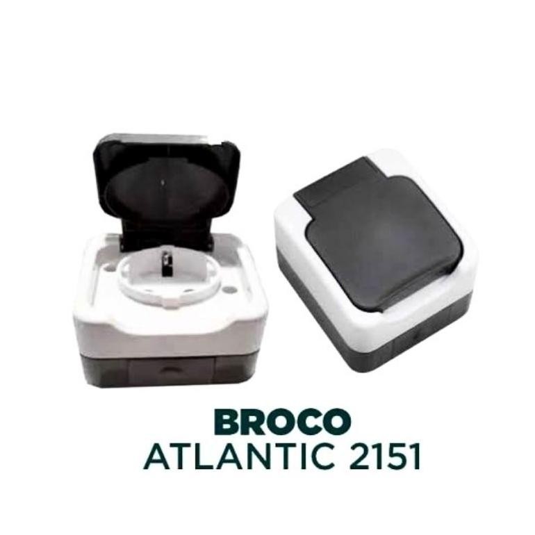 HJK Stop Kontak Broco Atlantic 2151 - StopKontak Listrik Broco Atlantic