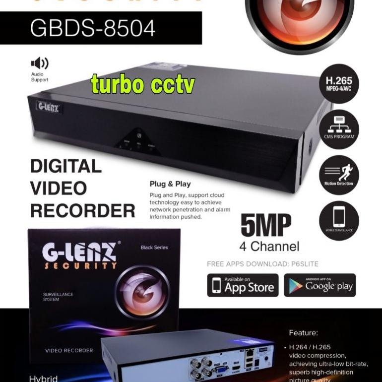 HJK DVR 4CH FULL HD 1080P DVR CCTV 4 CH