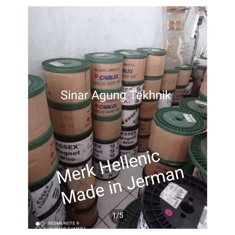 HJK Kawat Tembaga Email 0,80 mm Merk Hellenic made in Jerman