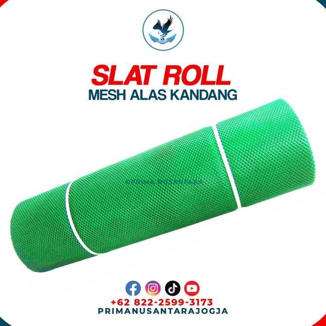 Ready stock] SLAT ROLL GULUNGAN BAHAN MESH UNTUK ALAS KANDANG BROILER