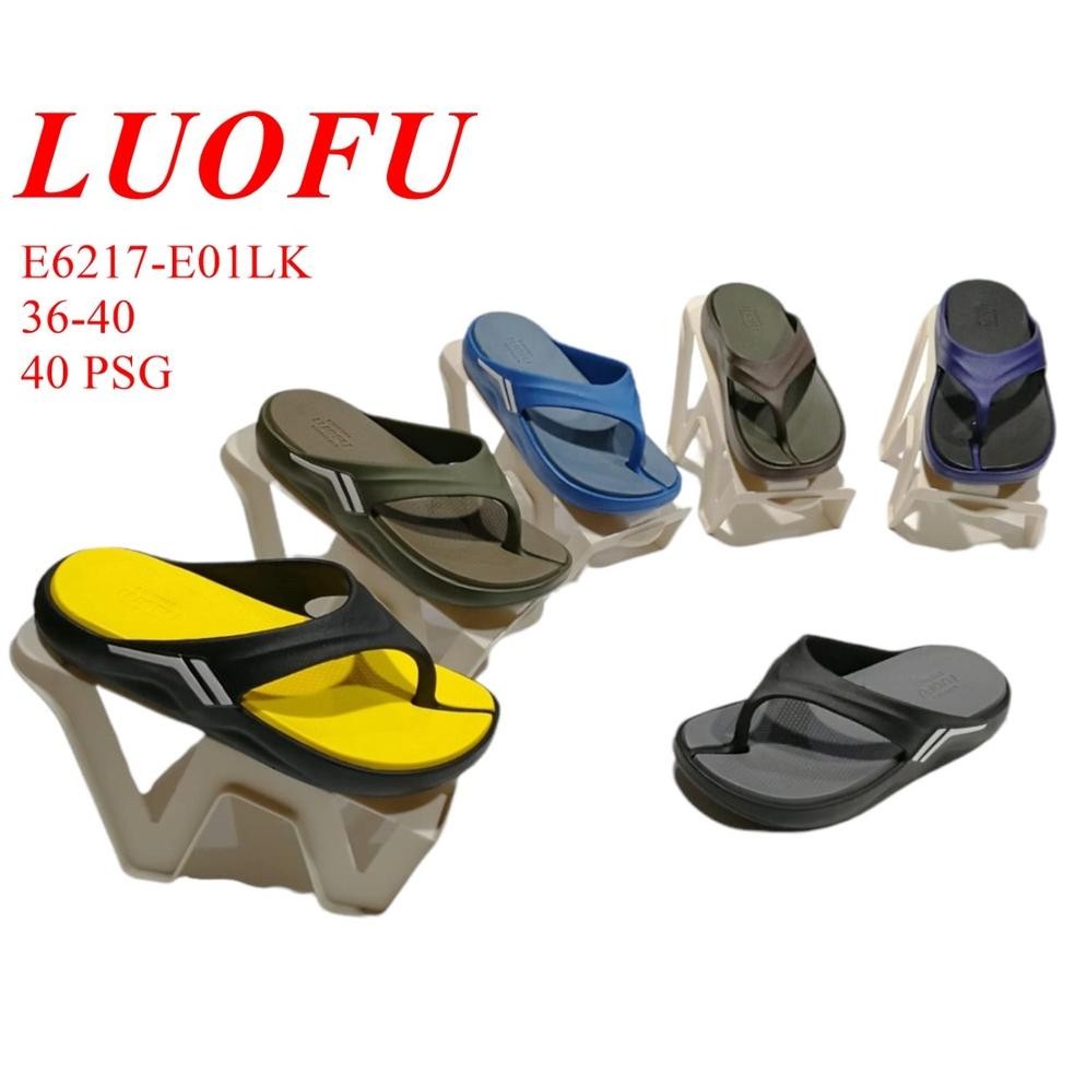 Luofu E6217-E01LK Sandal Jepit Eva Wanita Jelly Karet