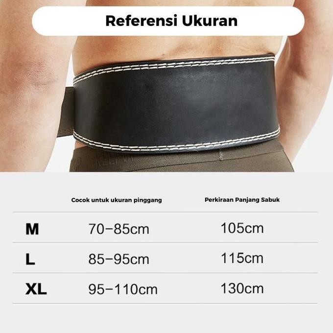 Sabuk Gym Fitness Powerbelt Belt Fitness Gym Weight Lifting Belt Sabuk Perut Pengaman  Fitness Gym
