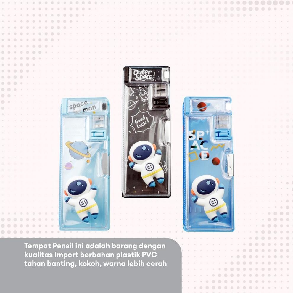 

H-4 Tempat Pensil Anak 3D Timbul Magnetic Multifungsi Alat Tulis Sekolah / Kotak Pensil Pencil Case Magnet Untuk Anak Tk A59