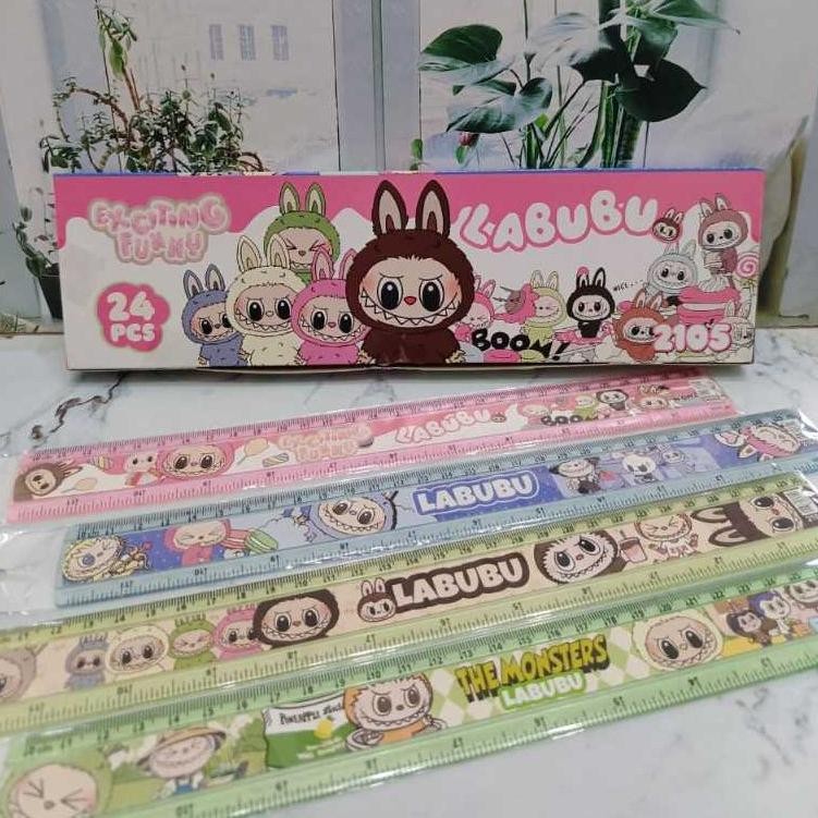

''Terlaris" Penggaris 30Cm Sanrio/Garisan 30Cm/Ruler 30Cm Fancy/Mistar 30Cm Labubu 30Cm Murah