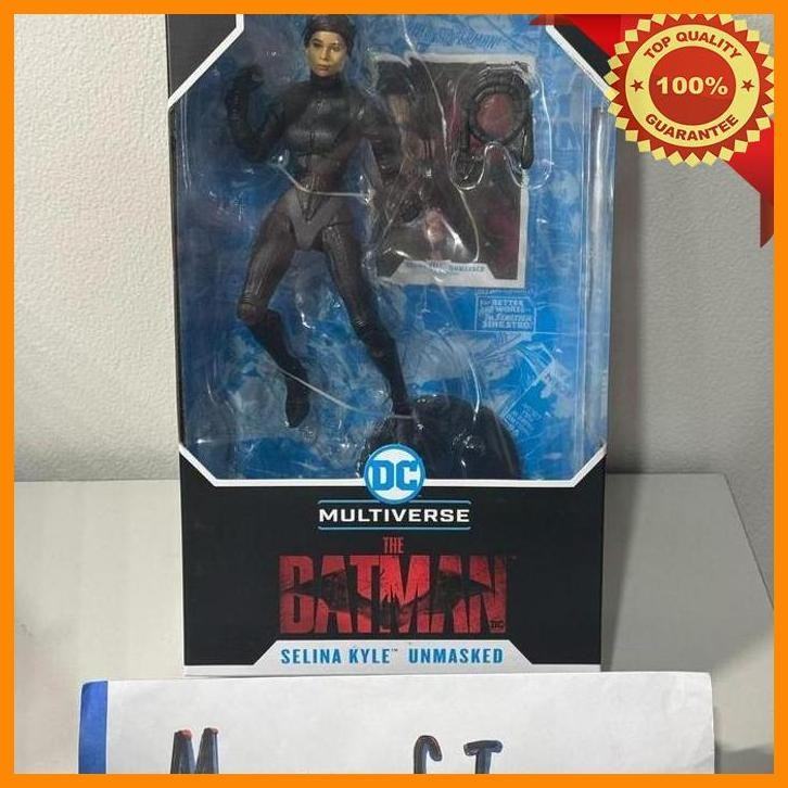 [MOT] MCFARLANE DC MULTIVERSE THE BATMAN CATWOMAN SELINA KYLE UNMASKED (THE BATMAN) - READY STOCK