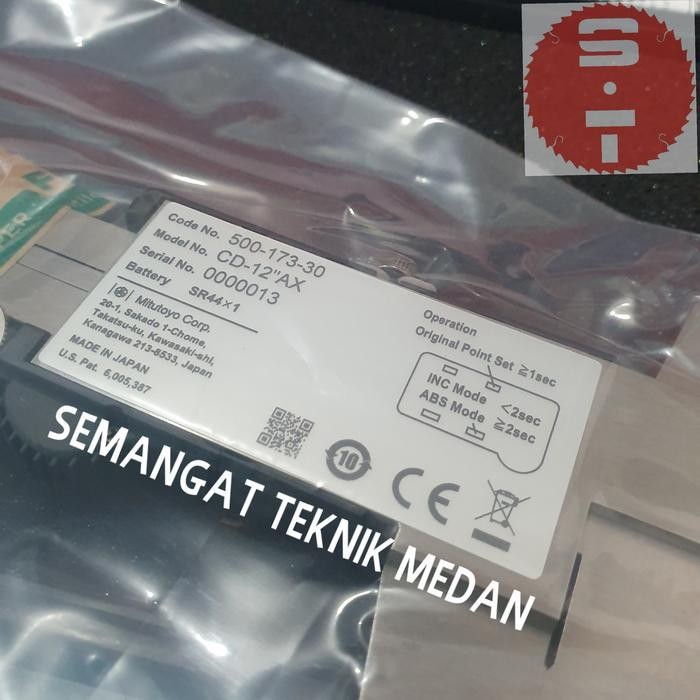 12" Sketmat Vernier Caliper Jangka Sorong Sigmat Digital Mitutoyo 12 " Original Dan Terpercaya