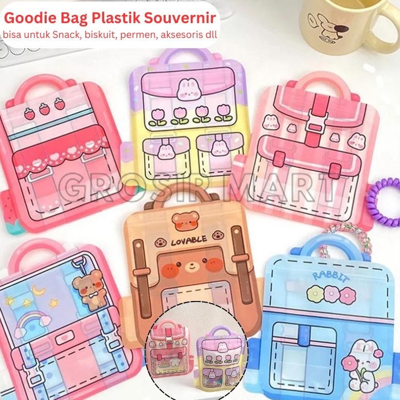 

Tru-63 Fuz-611 Kantong Plastik Ziplock Goodie Bag Kecil Tas Sekolah Kantong Snack Klip Souvernir Goodie Bag Bento Kue Permen Snack Biskuit Kecil Plastik Motif Tas Backpack Tenteng Plastik Souvenir Lucu Kado Anak Perlengkapan Pesta Viral