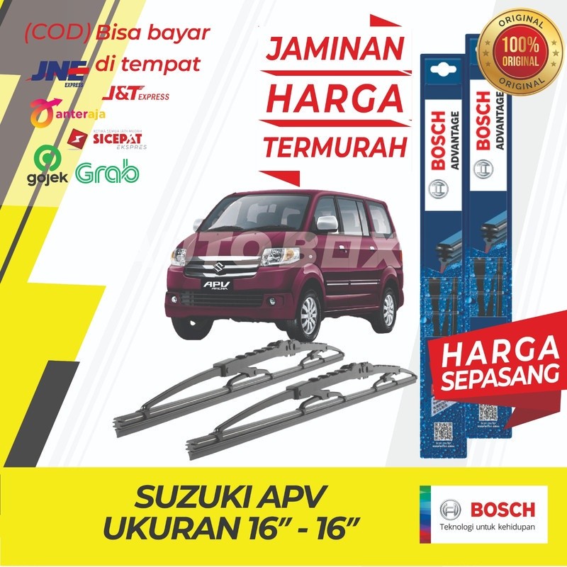 Wiper Suzuki APV Bosch Depan Sepasang