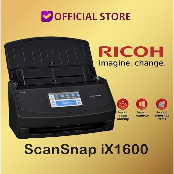 Produk Baru Ricoh / Fujitsu ScanSnap iX1600 Scanner Scand Snap IX 1600