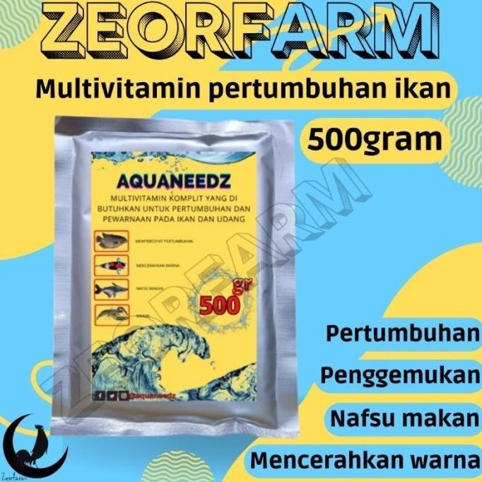Terlaris Vitamin Pembesaran Ikan Pencerah Warna Koi Lohan Oscar Chana Koivita