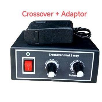 Crossover Aktif 2 Way, Subwoofer Dan Midhigh New Stok