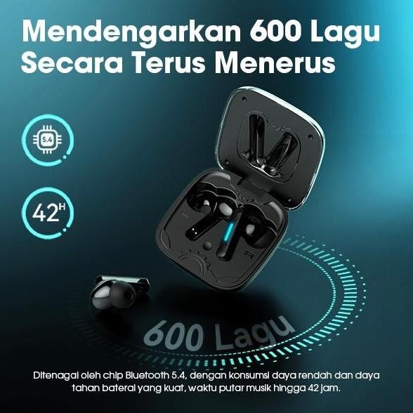 Acome Earphone Anc Tws At07 Black New Stok