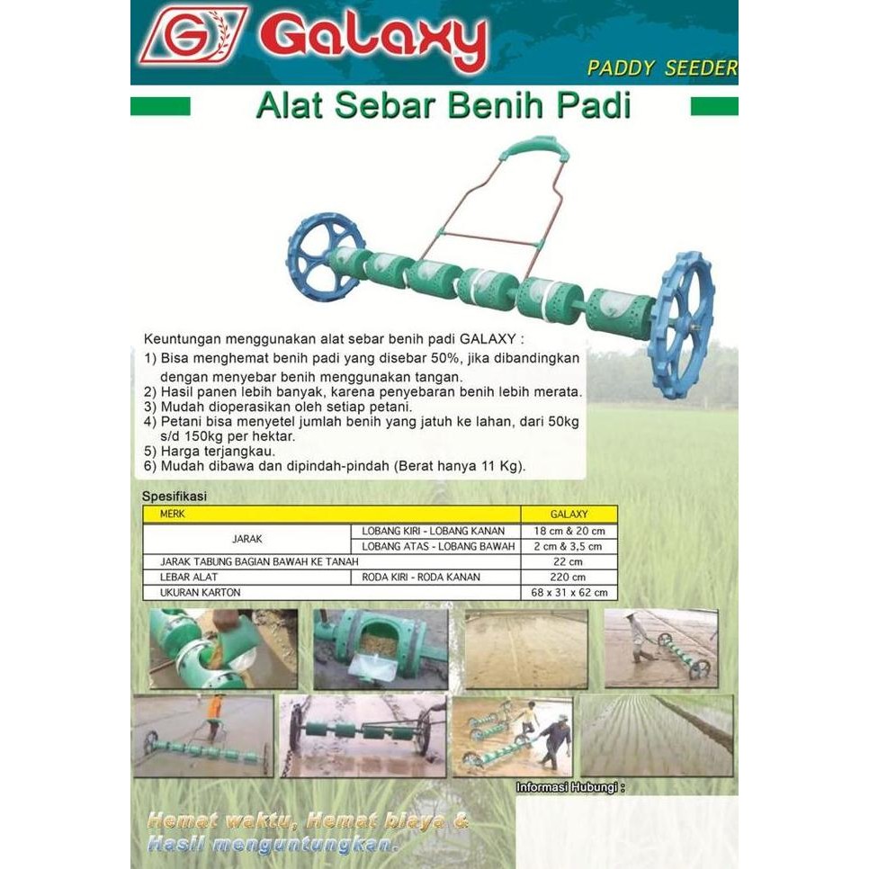 || BANANA / Alat Sebar Benih Padi / Tabela ||~~~