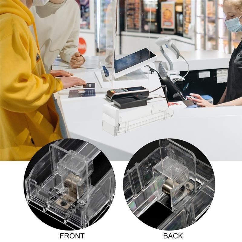 Rak Rokok Acrylic Pusher 28 Cm Otomatis Magnet Minimarket Supermarket Rak Rokok Akrilik