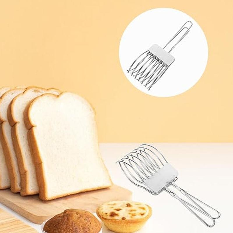 Penjepit Pemotong Makanan / Alat Potong Roti Tawar Manual / Portabel Luar Ruangan Multifungsi