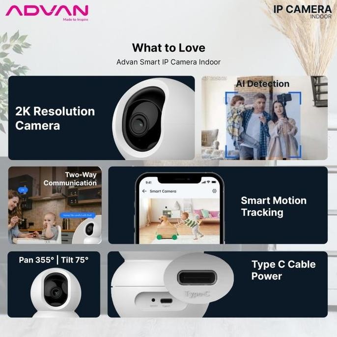 SPC IP Cam CCTV Wifi Wireless Portable Smart Baby Camera (BEST SELLER)