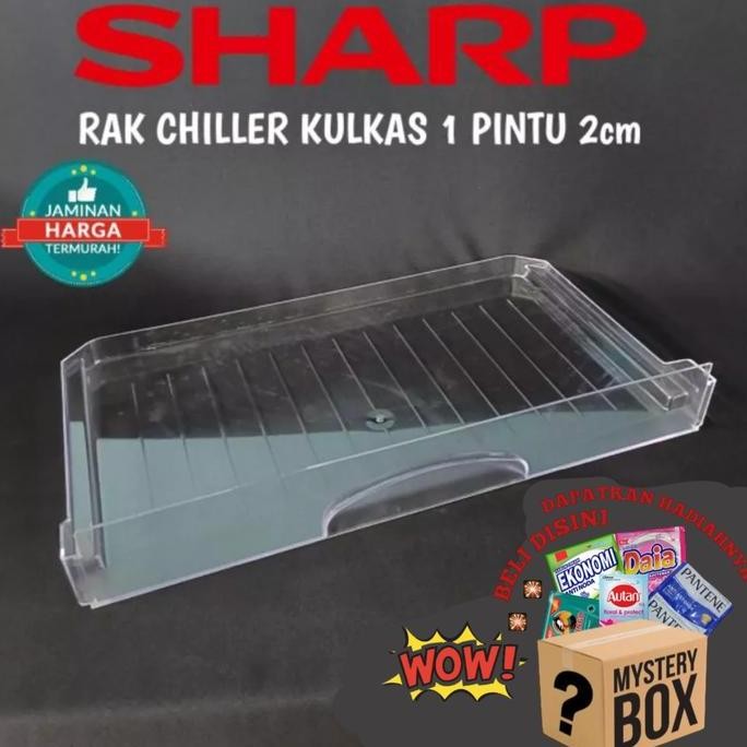 ,,,,,,,] RAK CHILLER KULKAS SHARP 1 PINTU ORIGINAL