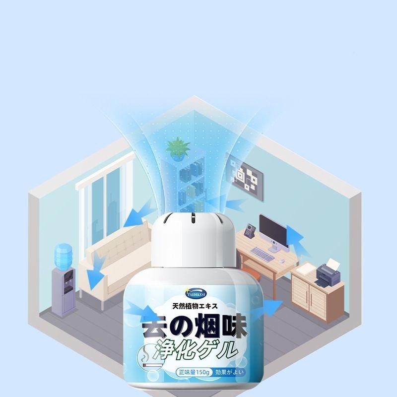 Gel Penghilang Bau Asap Alat Pemurnian Bau Merokok Pemurnian Udara Dalam Ruangan Dan Penghilang Bau