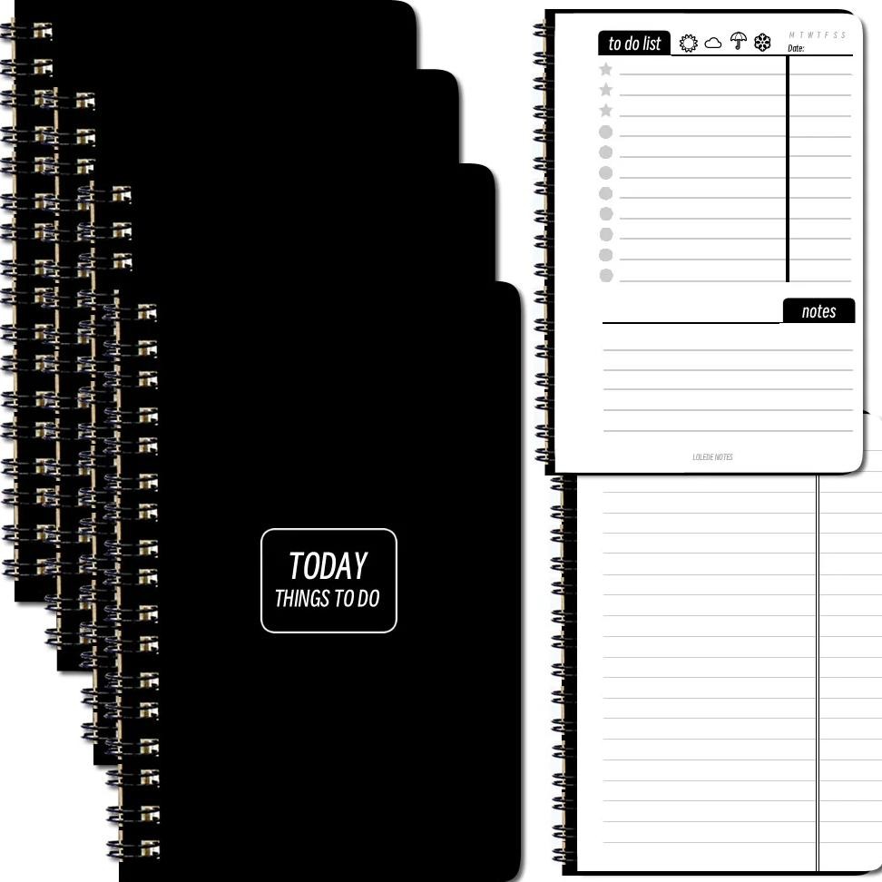 

Lolede A6 Mini Notebook To Do List University Notebooks Notepad School Sketchbook Diary Travelers Planner Binder Office Journal