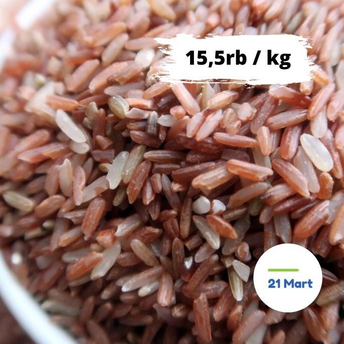 

Beras Merah Pulen - Organik - Kemasan 5kg