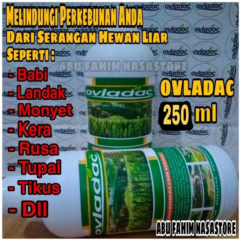 TERLARIS OVLADAC 250 ML / RACUN PENGENDALI HAMA TANAMAN / RACUN HAMA BABI / RCUN MONYET, BERUK, KERA