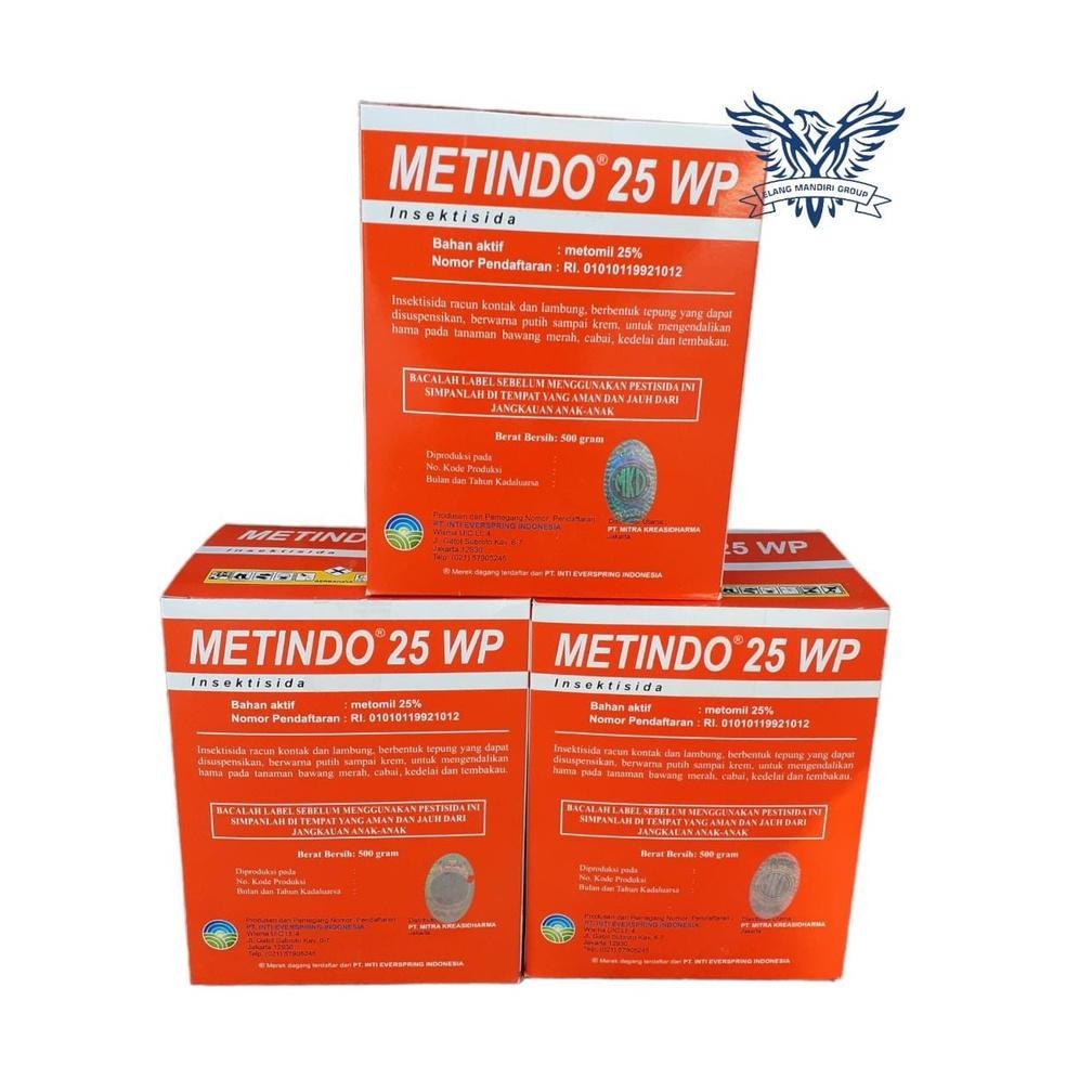 Metindo 25WP 500gr Insektisida / Ovisida Pencegah Dan Pembasmi Hama Ulat Pada Tanaman MKD