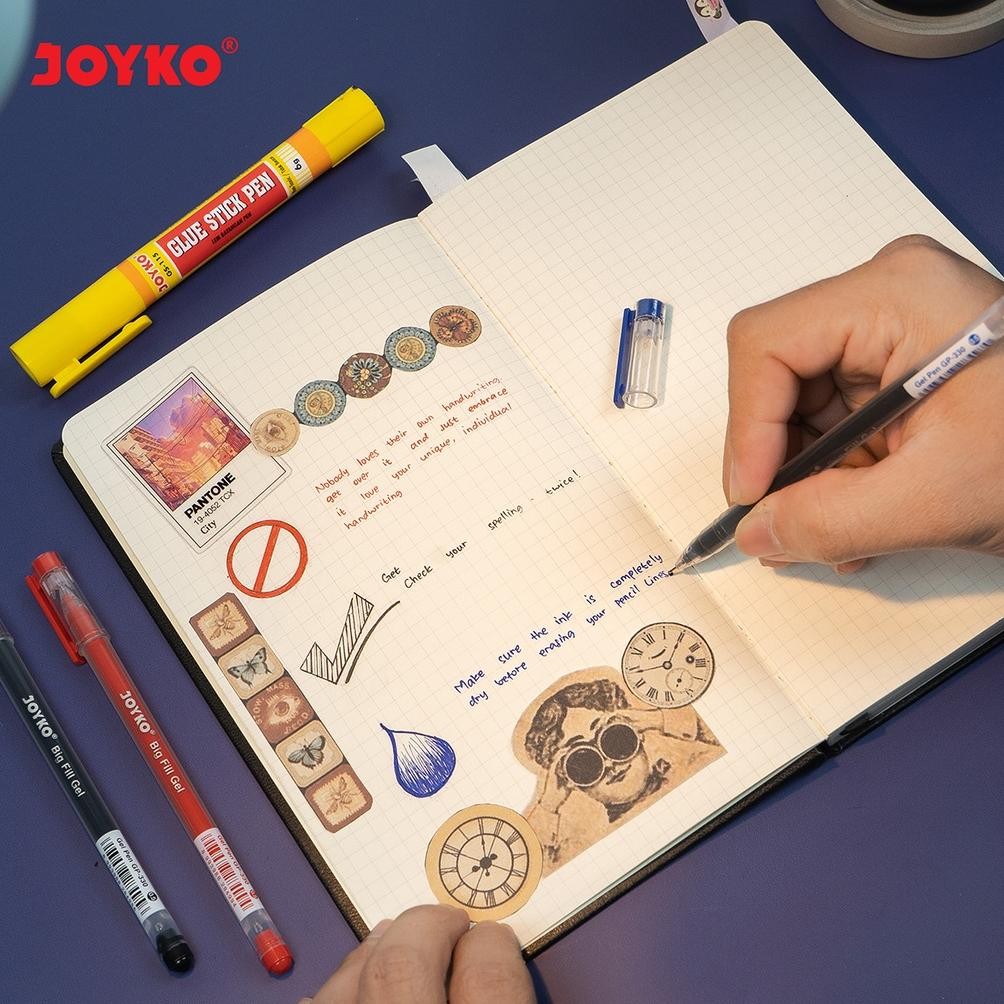 

KEKINIAN JOYKO GEL PEN BIG FILL GEL 0.5MM HITAM BIRU PENA PULPEN JOYKO JEL ISI TINTA BANYAK GP-330 LUSIN [12PCS] TERLARIS