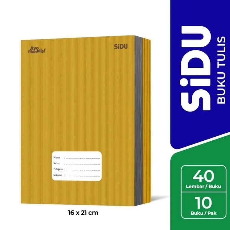 

READY STOCK SIDU BUKU TULIS KRAFT 40 LBR (1 PACK ISI 10 BUKU)