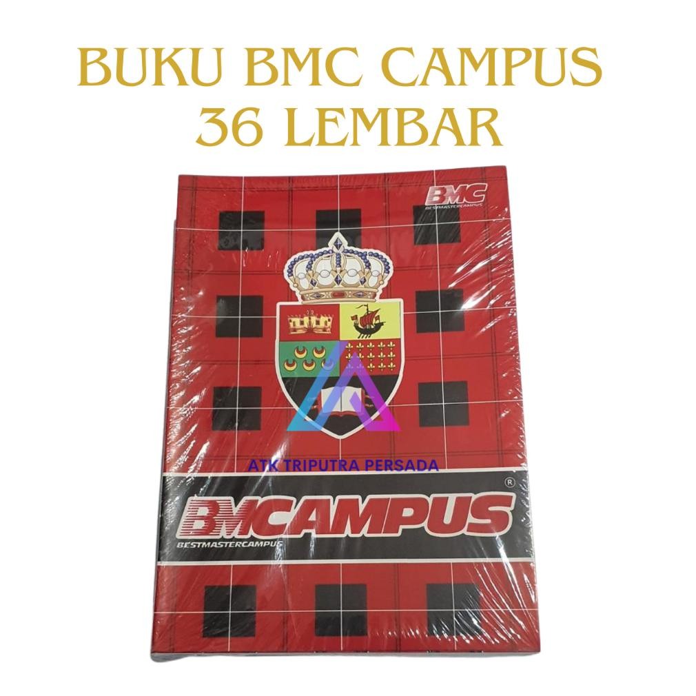 

READY STOCK BUKU TULIS BMC CAMPUS 36 LEMBAR 1 PAK ISI 10 BUKU Buku Sekolah