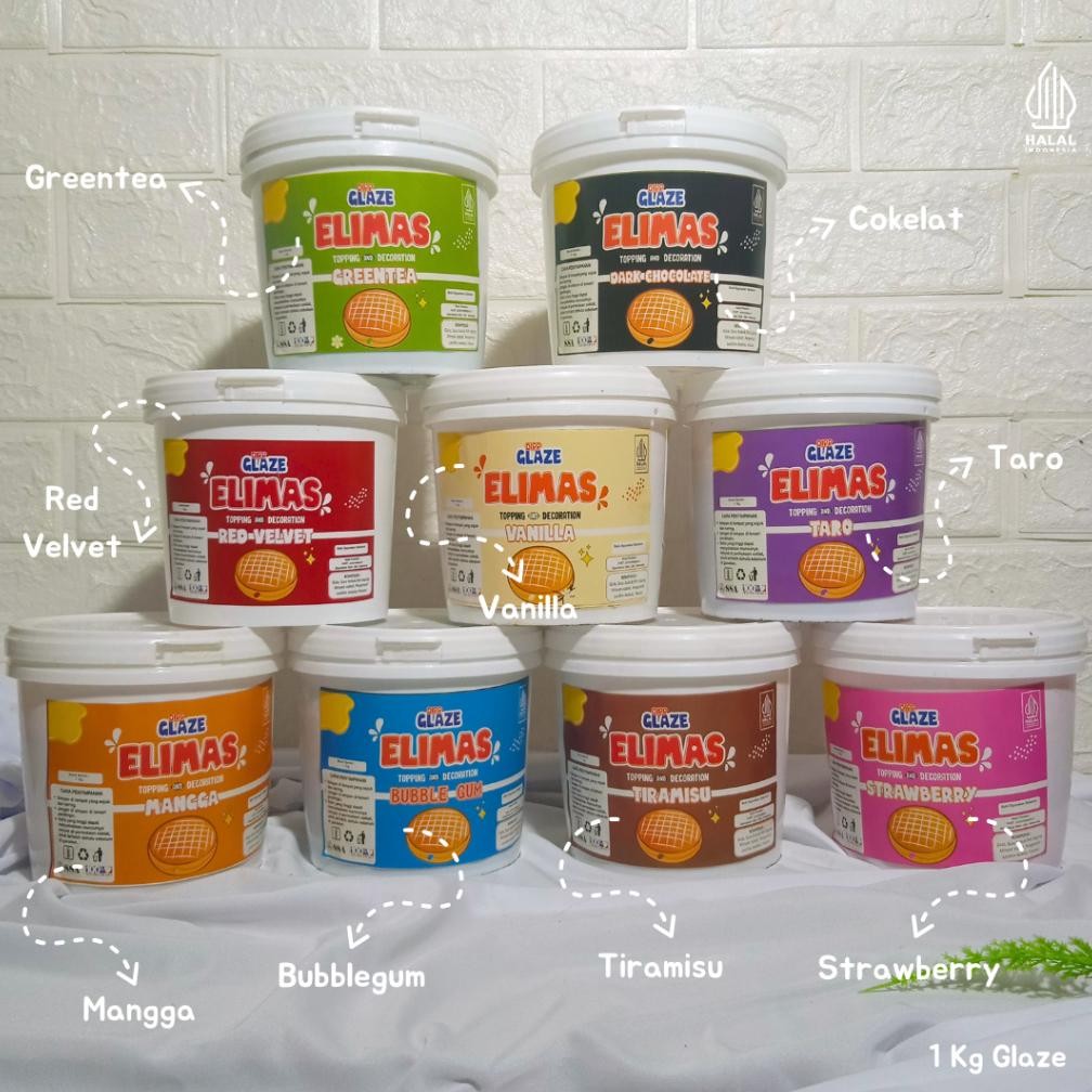 

1 Kg Dipp Glaze Elimas Banyak Varian Rasa