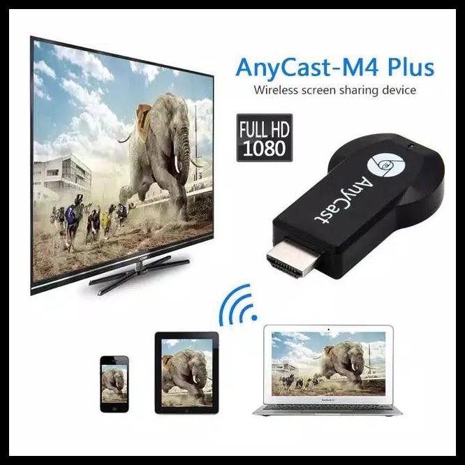 DONGLE ANYCAST HDMI WIFI DISPLAY WIRELESS KONEKTOR HP KE TV