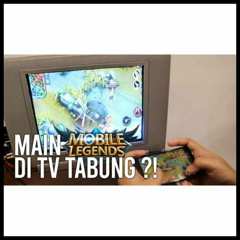 PAKET LENGKAP ANYCAST MIRRORING DARI HP KE TV TABUNG / ANYCASH DONGLE WIRELESS MIRACAST / PENGHUBUNG