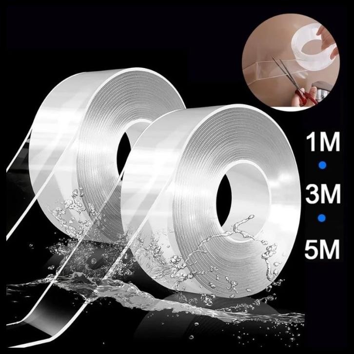 

NANO DOUBLE TAPE / ISOLASI SOLATIP BENING 2 SISI PEREKAT WATERPROOF