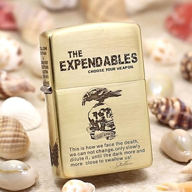 Korek Api Zipo Gold The Expendables Grade Ori